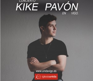 Kike Pavón en concierto - Iglesia Unida, Vigo